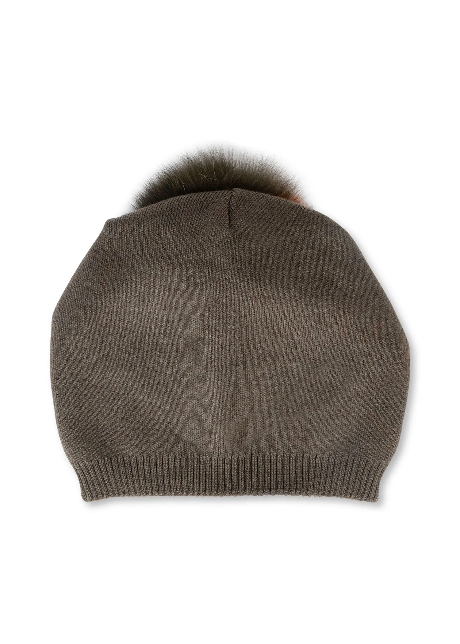 Brooklyn Beanie Army/Multi Fox - FINAL SALE sold by HAUTE SHORE product image thumbnail 2