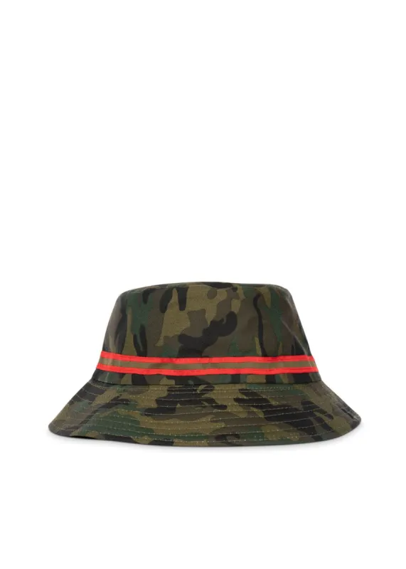 Green Camo/Bello Pier Hat - FINAL SALE sold by HAUTE SHORE