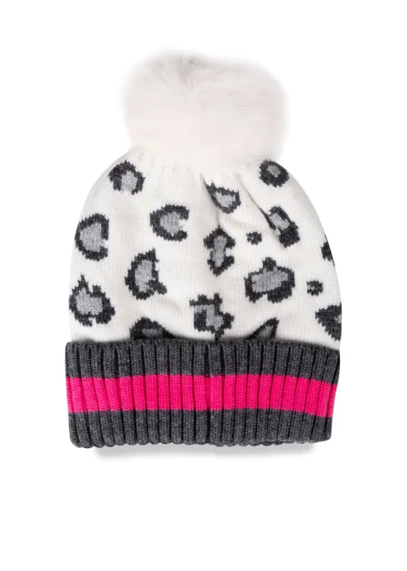Babe Pom Pom Hat White - FINAL SALE sold by HAUTE SHORE