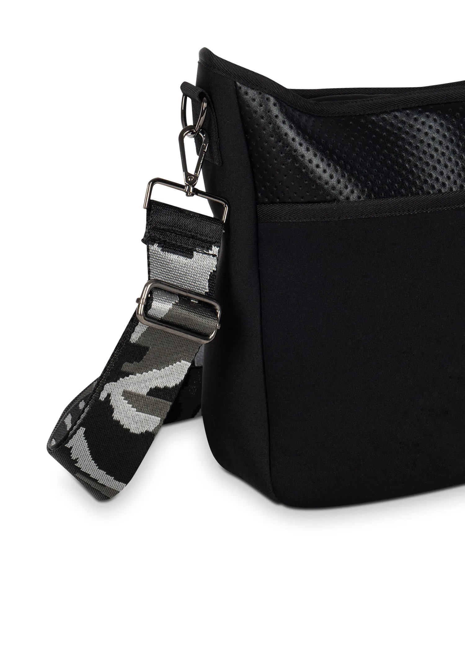 Blake Noir Neoprene Crossbody Bag - FINAL SALE sold by HAUTE SHORE product image thumbnail 3