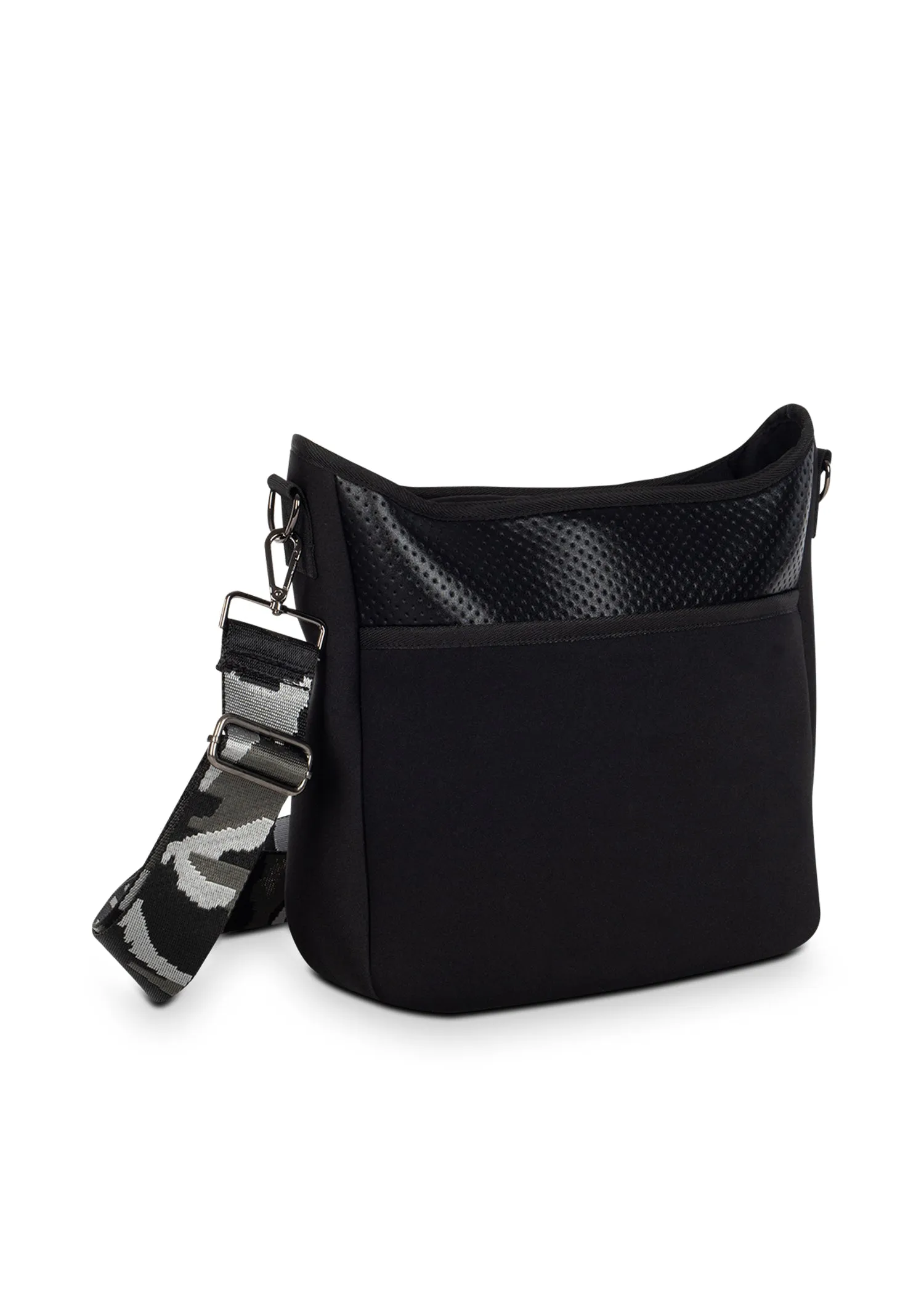 Blake Noir Neoprene Crossbody Bag - FINAL SALE sold by HAUTE SHORE product image thumbnail 2