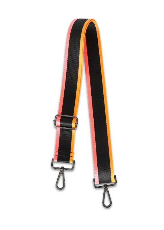 Black/Orange/Pink Handbag Strap - FINAL SALE sold by HAUTE SHORE