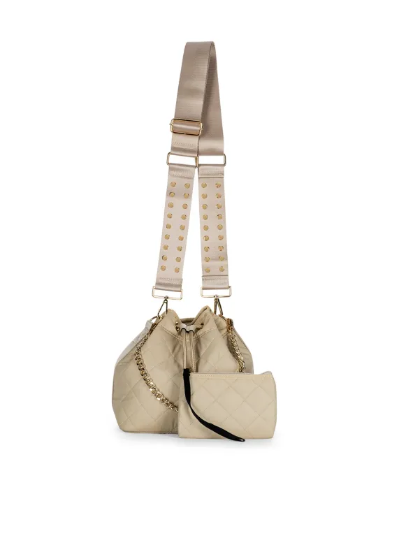 Lindsey Buff Puffer Bucket Bag - FINAL SALE sold by HAUTE SHORE