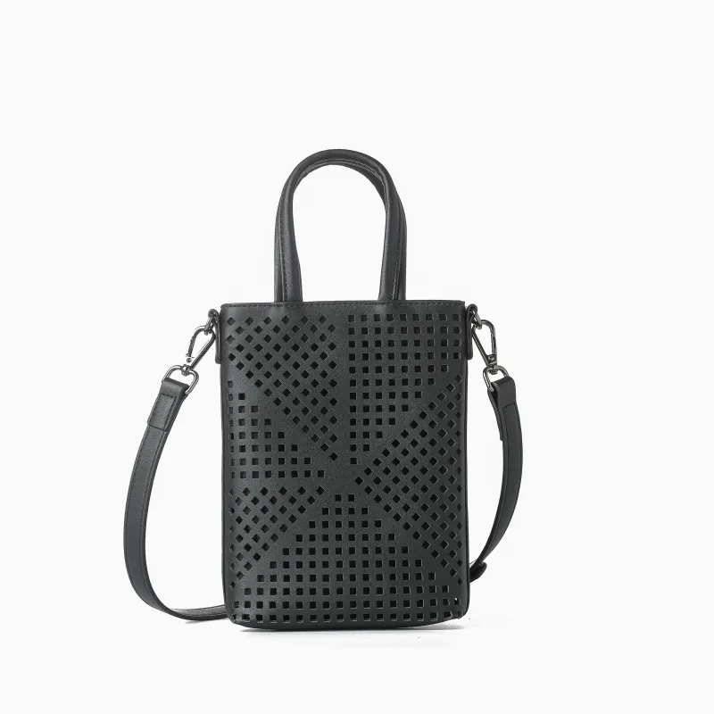 Mila Black Phone Crossbody Bag sold by HAUTE SHORE