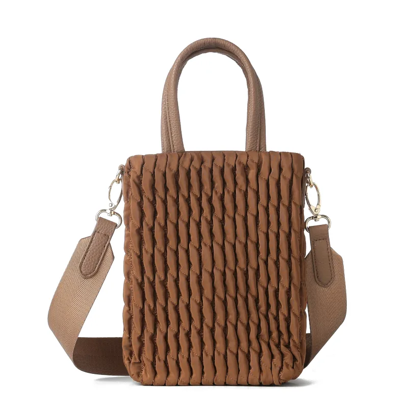 Mila Walnut Phone Crossbody Bag sold by HAUTE SHORE