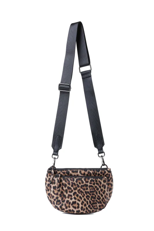 Devon Cheetah Convertible Crossbody sold by HAUTE SHORE