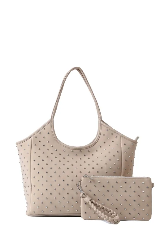 Isla Wheat Tote sold by HAUTE SHORE