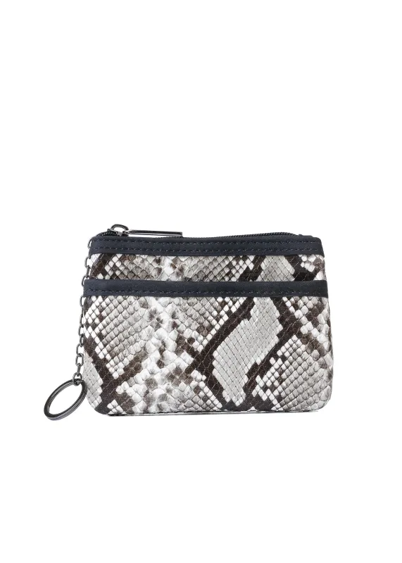 Max Natural Python Card Case sold by HAUTE SHORE