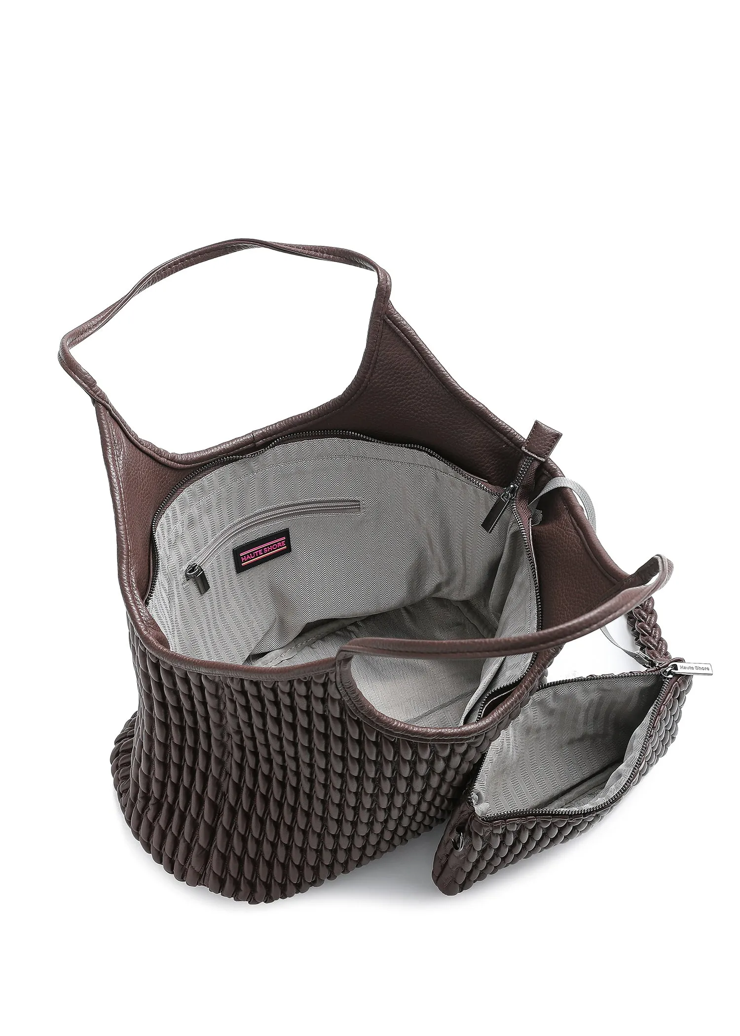 Isla Chocolate Tote sold by HAUTE SHORE product image thumbnail 4