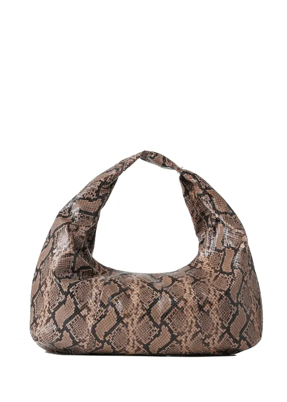 Loren Hobo Brown Snake - FINAL SALE sold by HAUTE SHORE