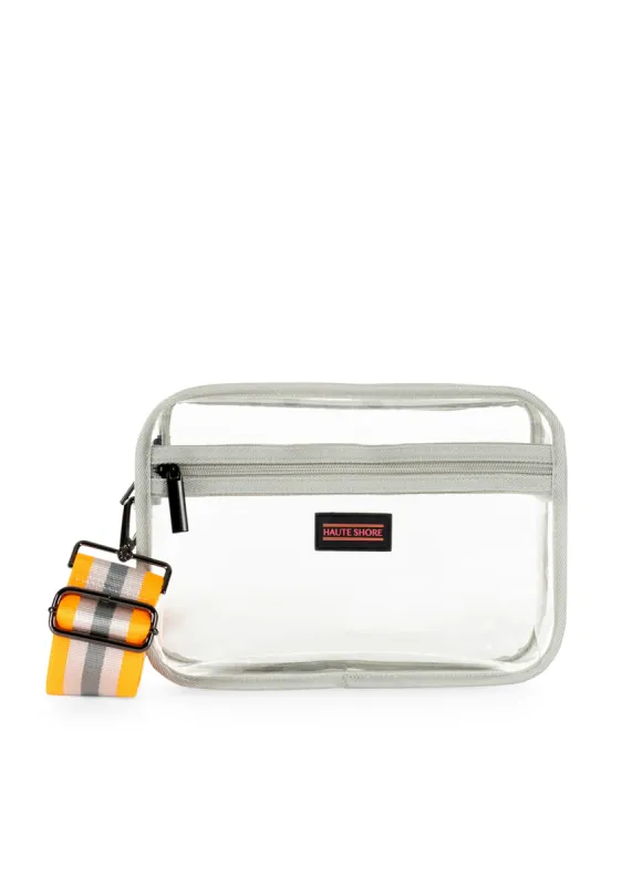 Drew Clear B Crossbody sold by HAUTE SHORE
