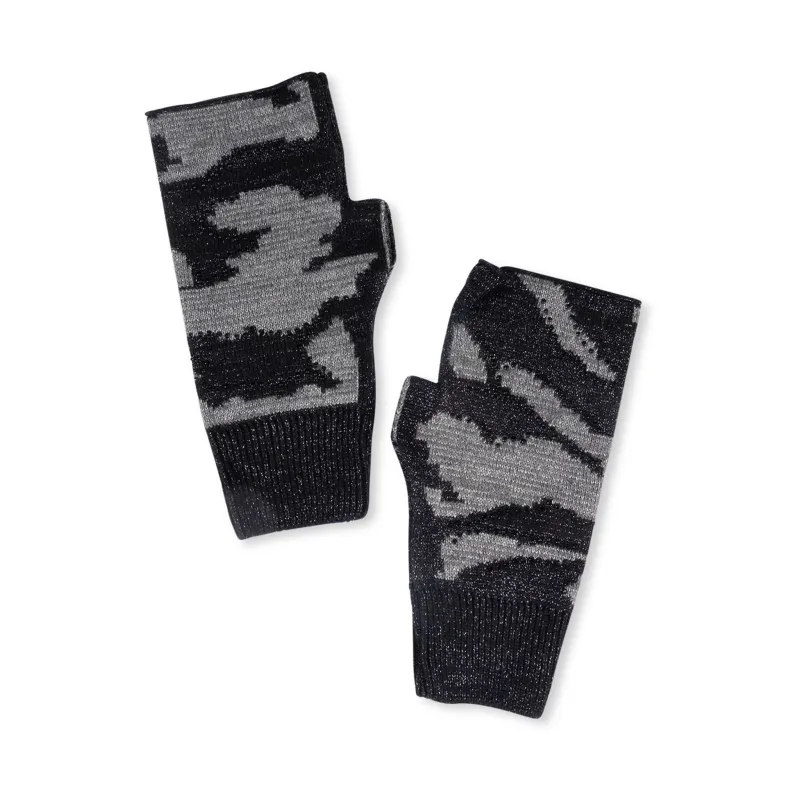 Colorado Black/Gray Camo Fingerless Gloves - FINAL SALE sold by HAUTE SHORE