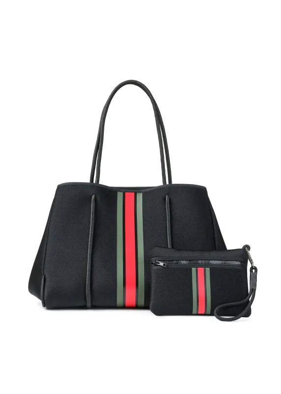 Greyson Bello Neoprene Tote with Monogram sold by HAUTE SHORE