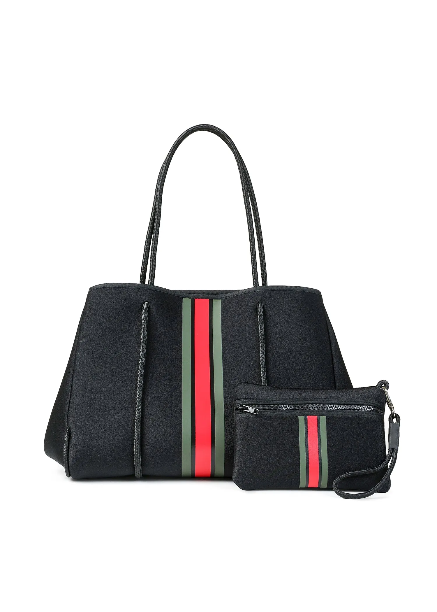 Greyson Bello Neoprene Tote with Monogram sold by HAUTE SHORE