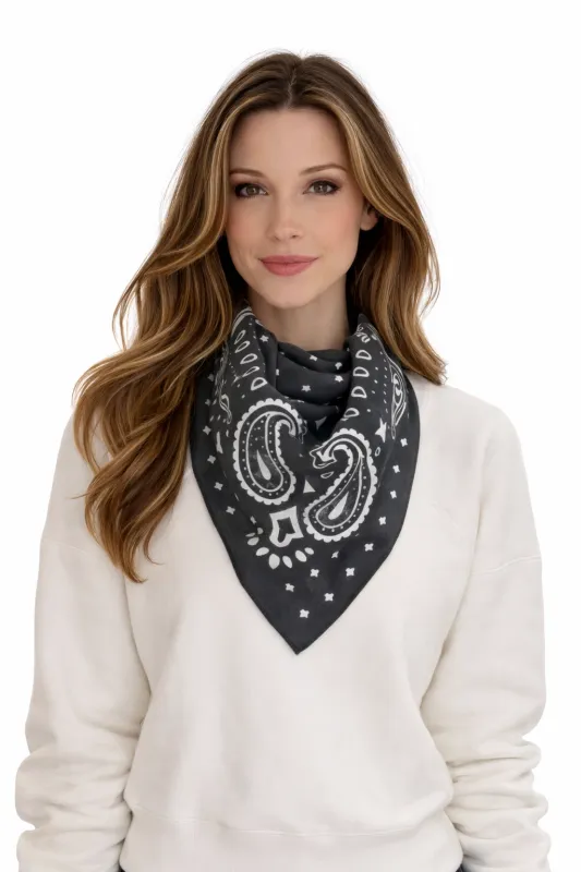 Bandana Scarf Navy PRE-ORDER SHIPS 3/15 sold by HAUTE SHORE