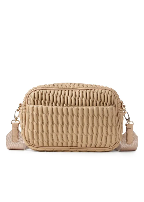 Noa Biscuit Camera Crossbody sold by HAUTE SHORE