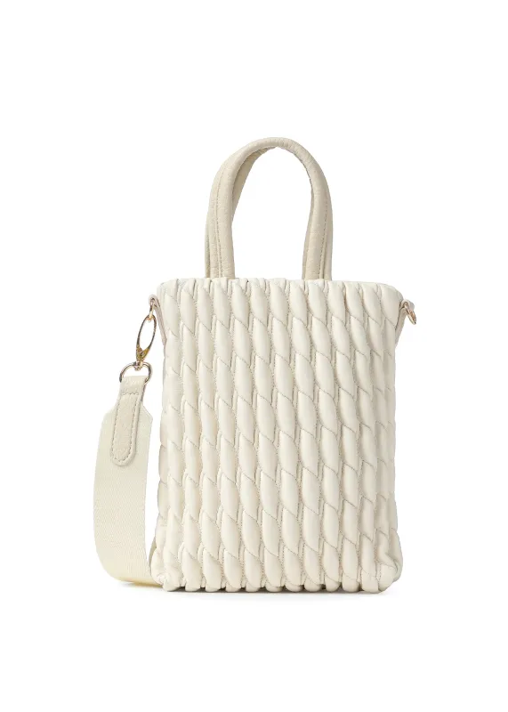 Mila Ecru Phone Crossbody Bag sold by HAUTE SHORE