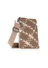 SPECIAL - Shay Latte Woven Phone Bag - FINAL SALE sold by HAUTE SHORE