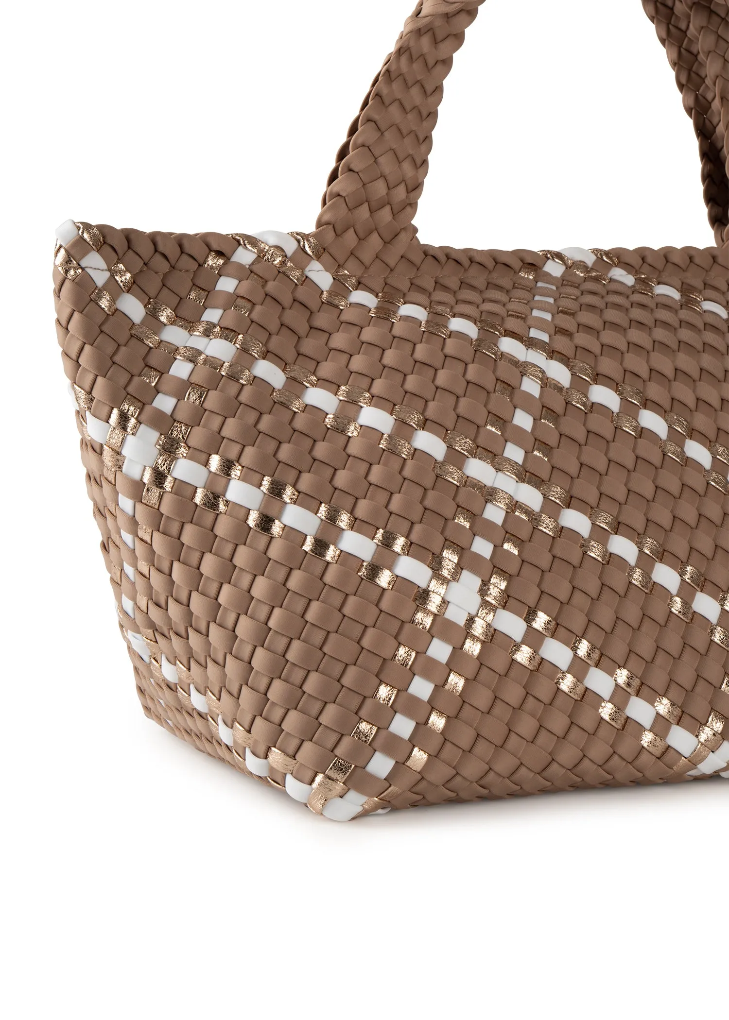 Bobbi Latte Woven Tote-FINAL SALE sold by HAUTE SHORE product image thumbnail 5