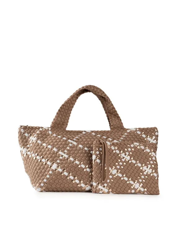 Bobbi Latte Woven Tote-FINAL SALE sold by HAUTE SHORE