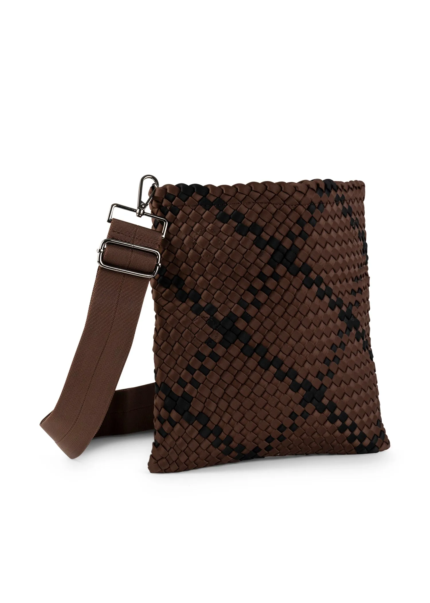 Val Espresso Convertible Woven Crossbody sold by HAUTE SHORE product image thumbnail 2