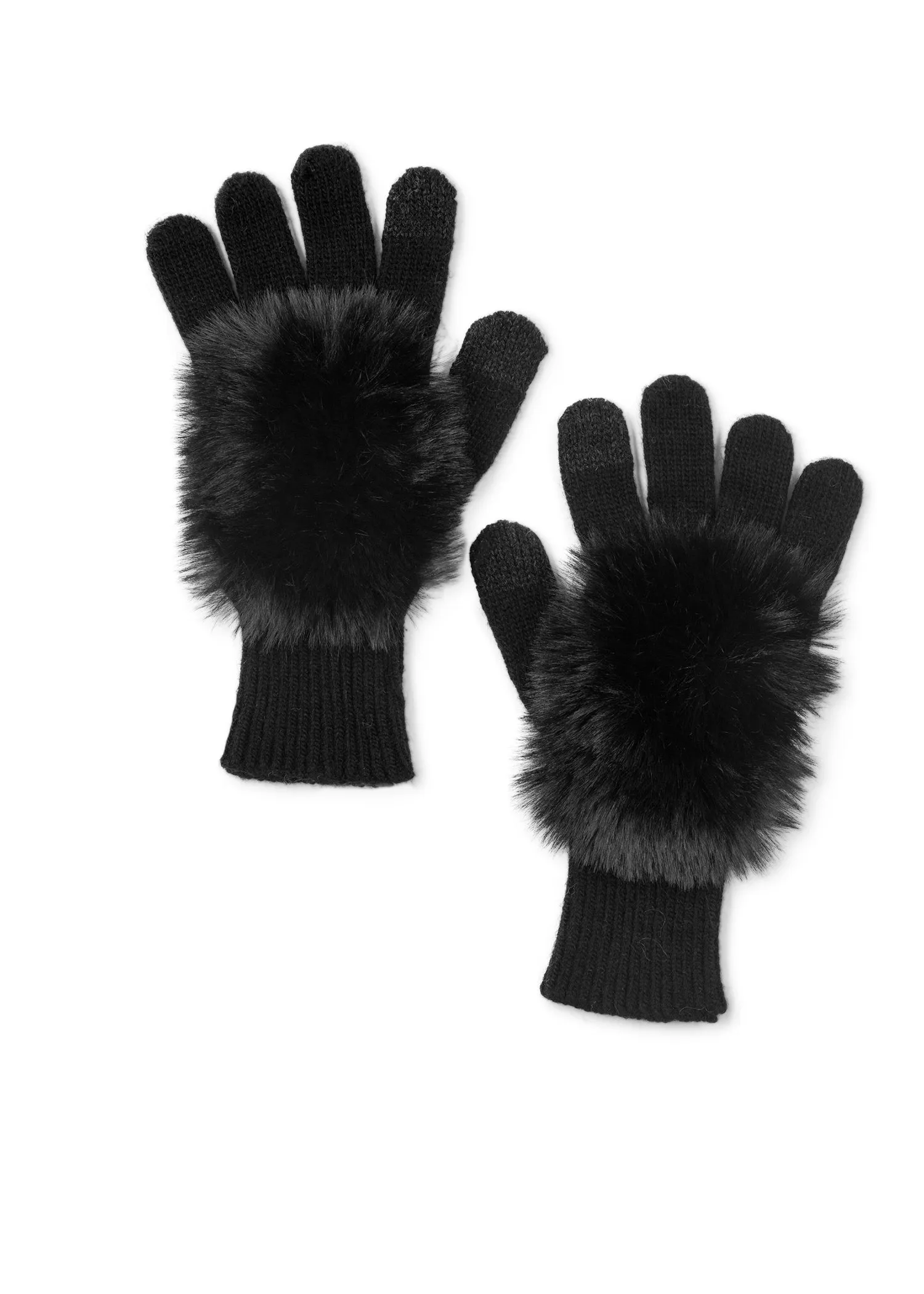 Chalet Fluff Texting Glove Black sold by HAUTE SHORE