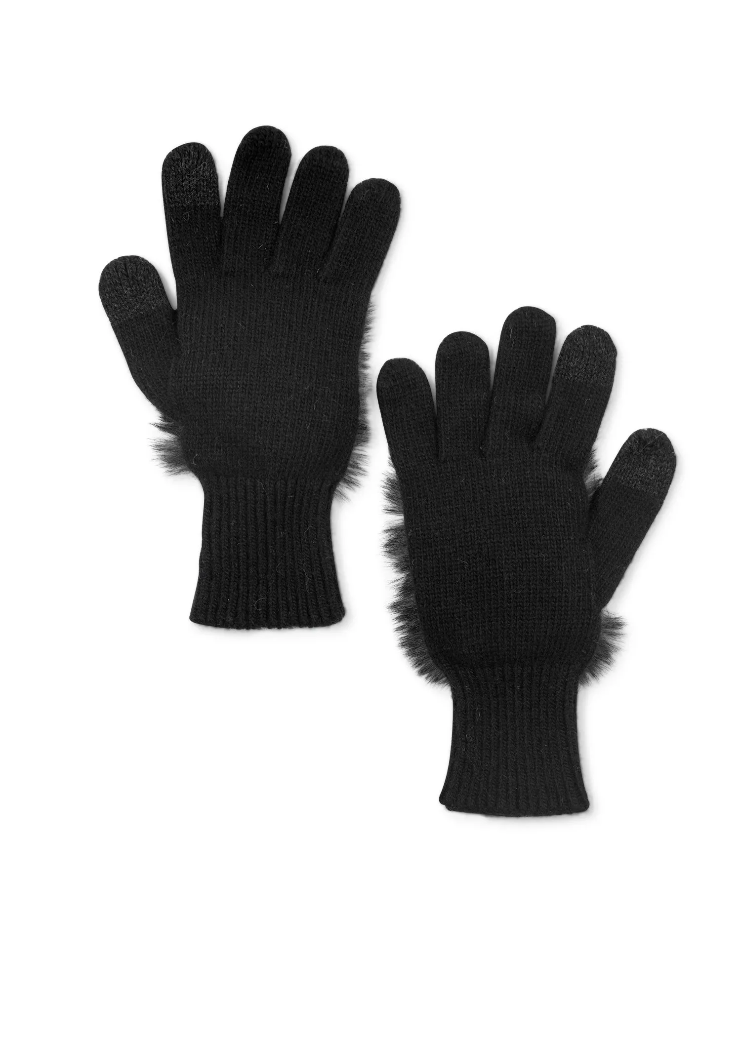 Chalet Fluff Texting Glove Black sold by HAUTE SHORE product image thumbnail 2
