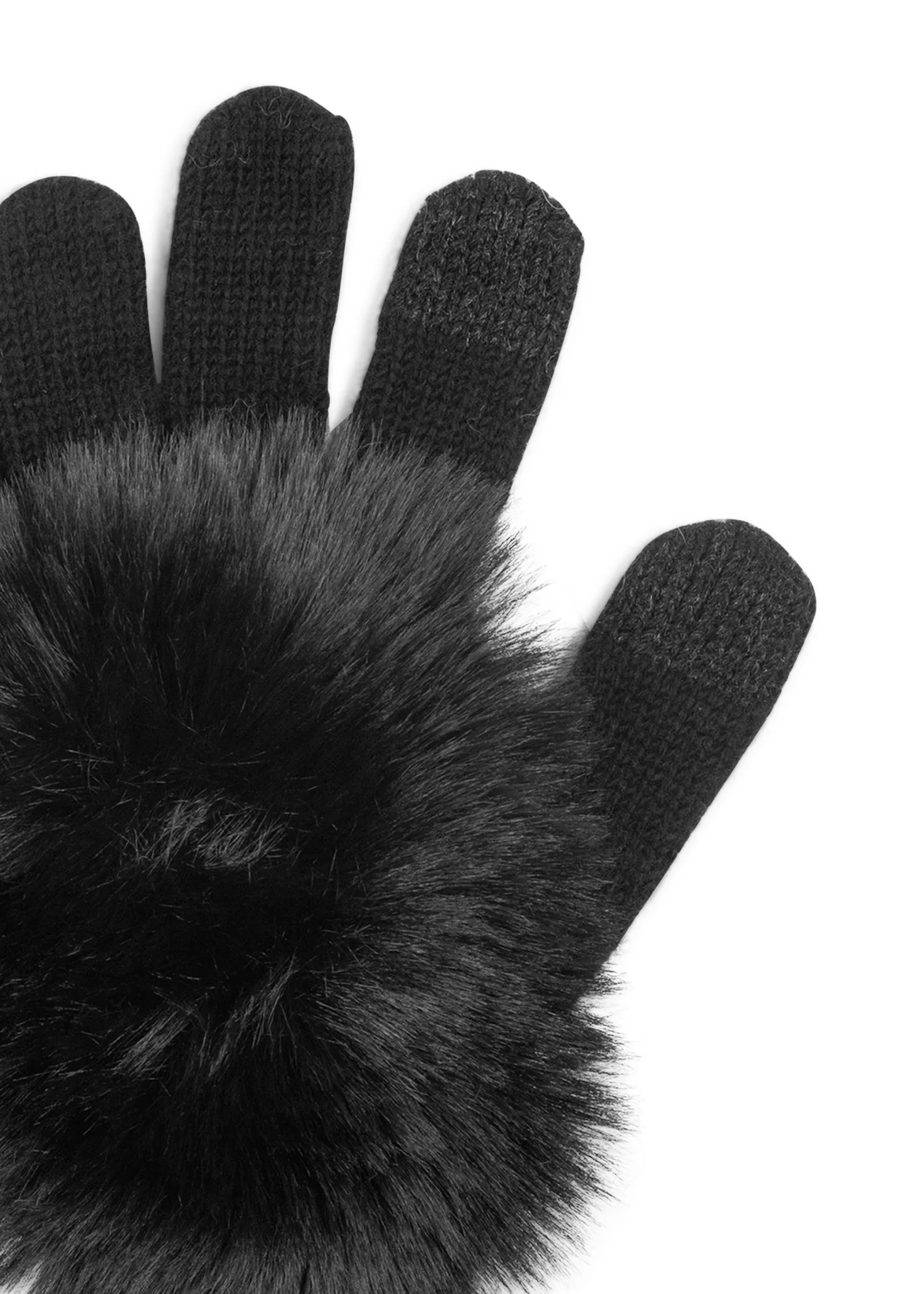 Chalet Fluff Texting Glove Black sold by HAUTE SHORE product image thumbnail 3