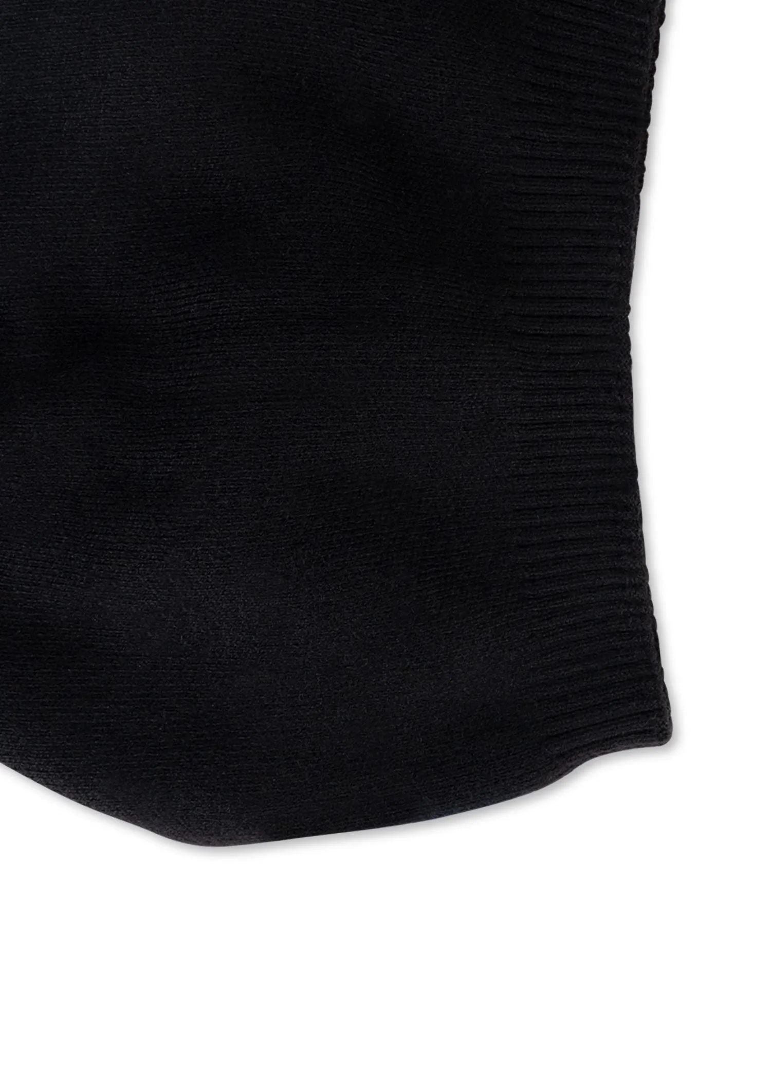 Brooklyn Beanie Black/Black Faux Fur Pom sold by HAUTE SHORE product image thumbnail 3