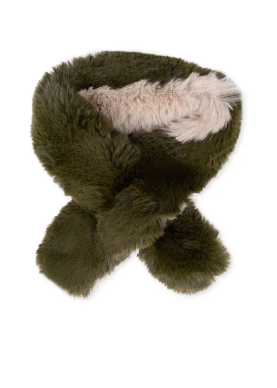 Whistler Scarf Faux Fur sold by HAUTE SHORE