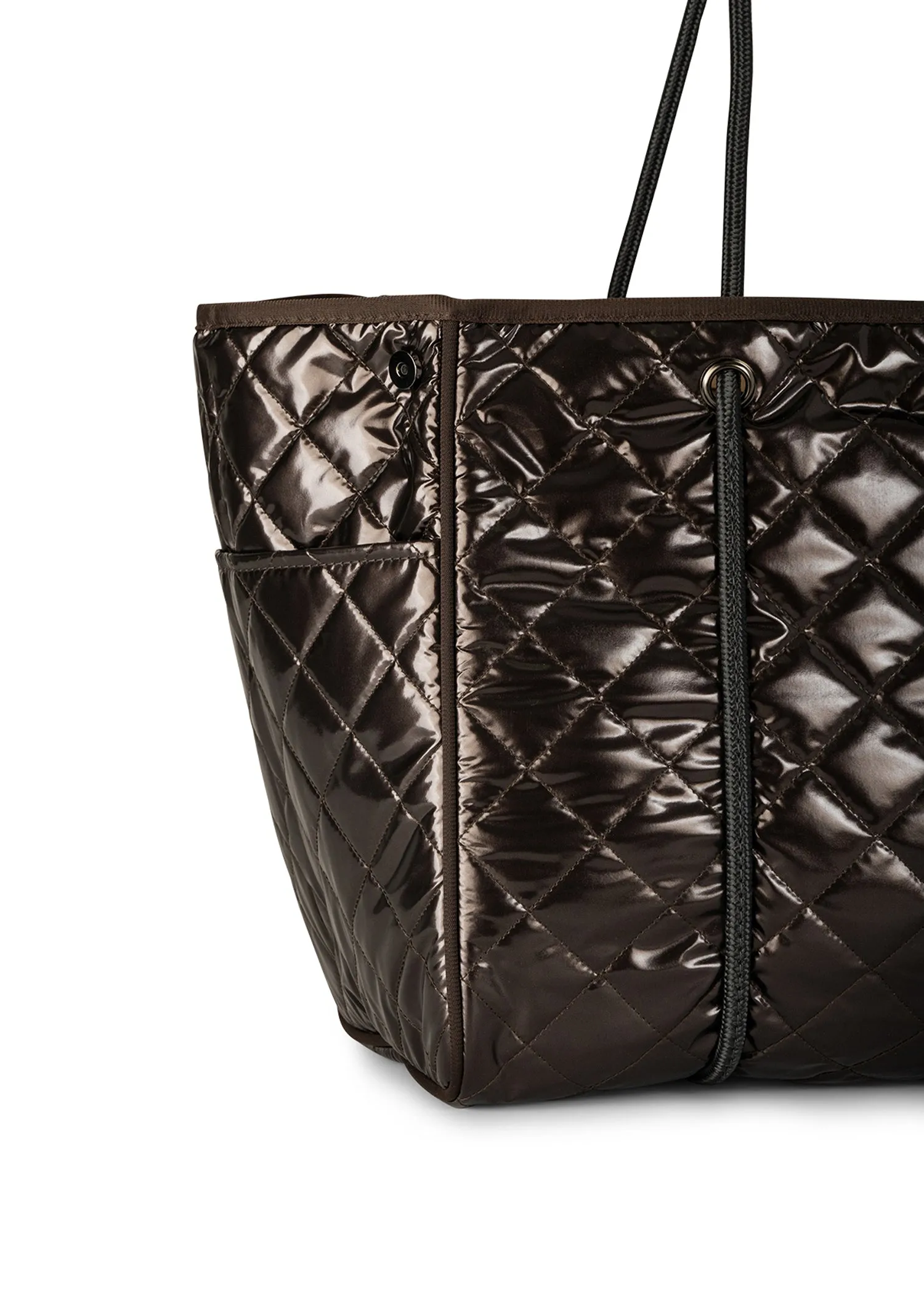 Greyson Smoke Puffer Tote with Monogram sold by HAUTE SHORE product image thumbnail 4