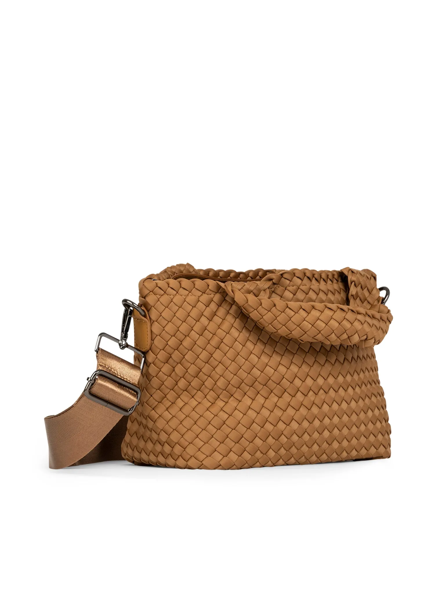 Mark Camel Woven Mini Tote sold by HAUTE SHORE product image thumbnail 5