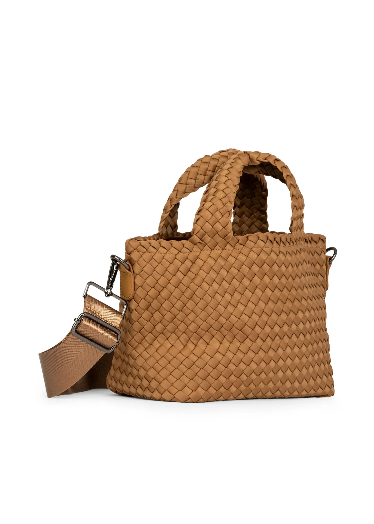 Mark Camel Woven Mini Tote sold by HAUTE SHORE product image thumbnail 4