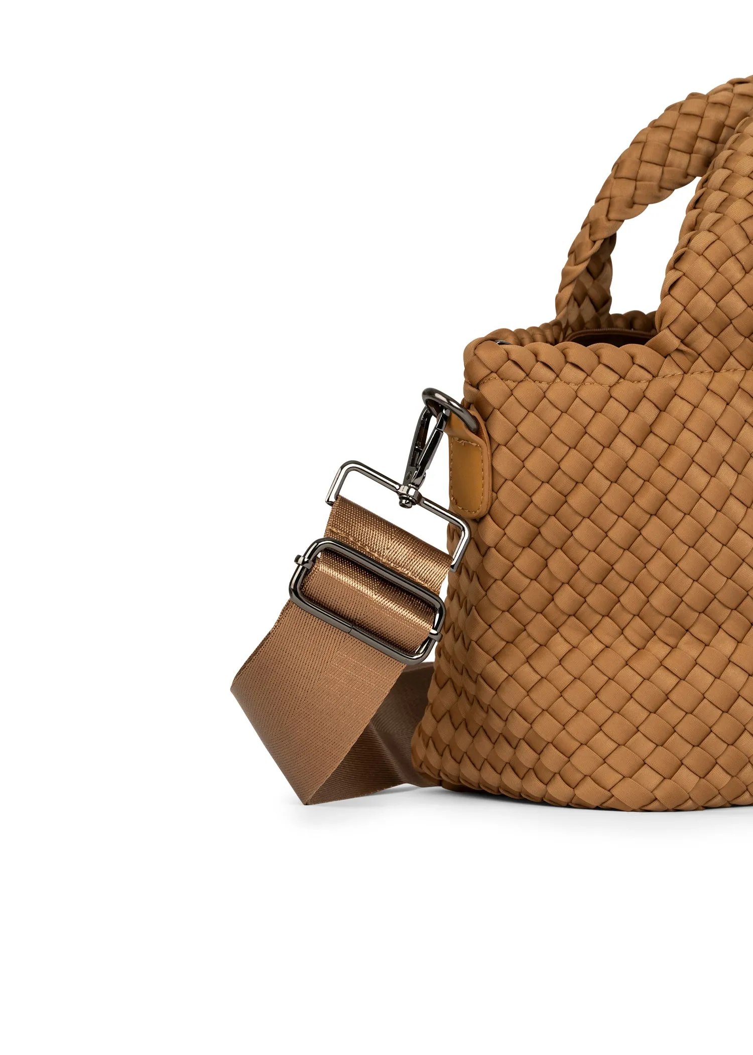 Mark Camel Woven Mini Tote sold by HAUTE SHORE product image thumbnail 3