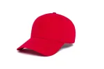 Clean Red Brushed Twill 5-Panel sold by Hood Hat