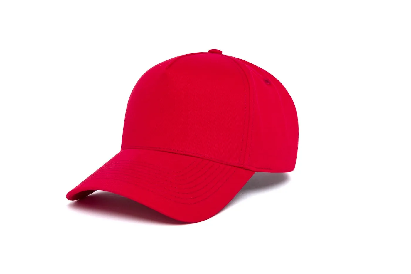 Clean Red Brushed Twill 5-Panel sold by Hood Hat product image thumbnail 2