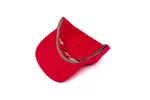 Clean Red Brushed Twill 5-Panel sold by Hood Hat