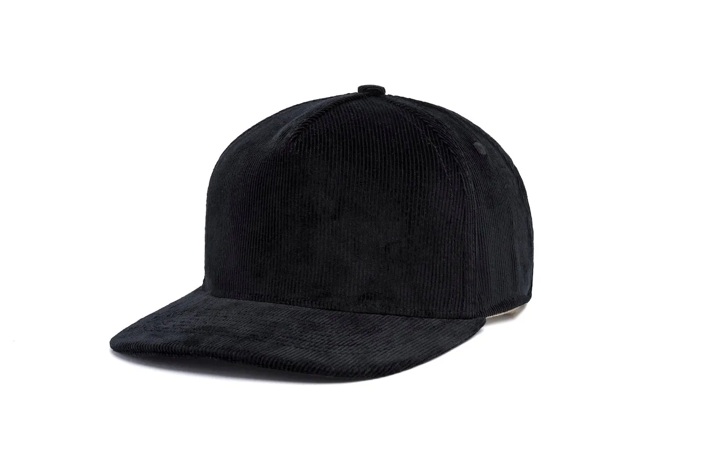 Clean Black 14-Wale Cord 5-Panel sold by Hood Hat product image thumbnail 2