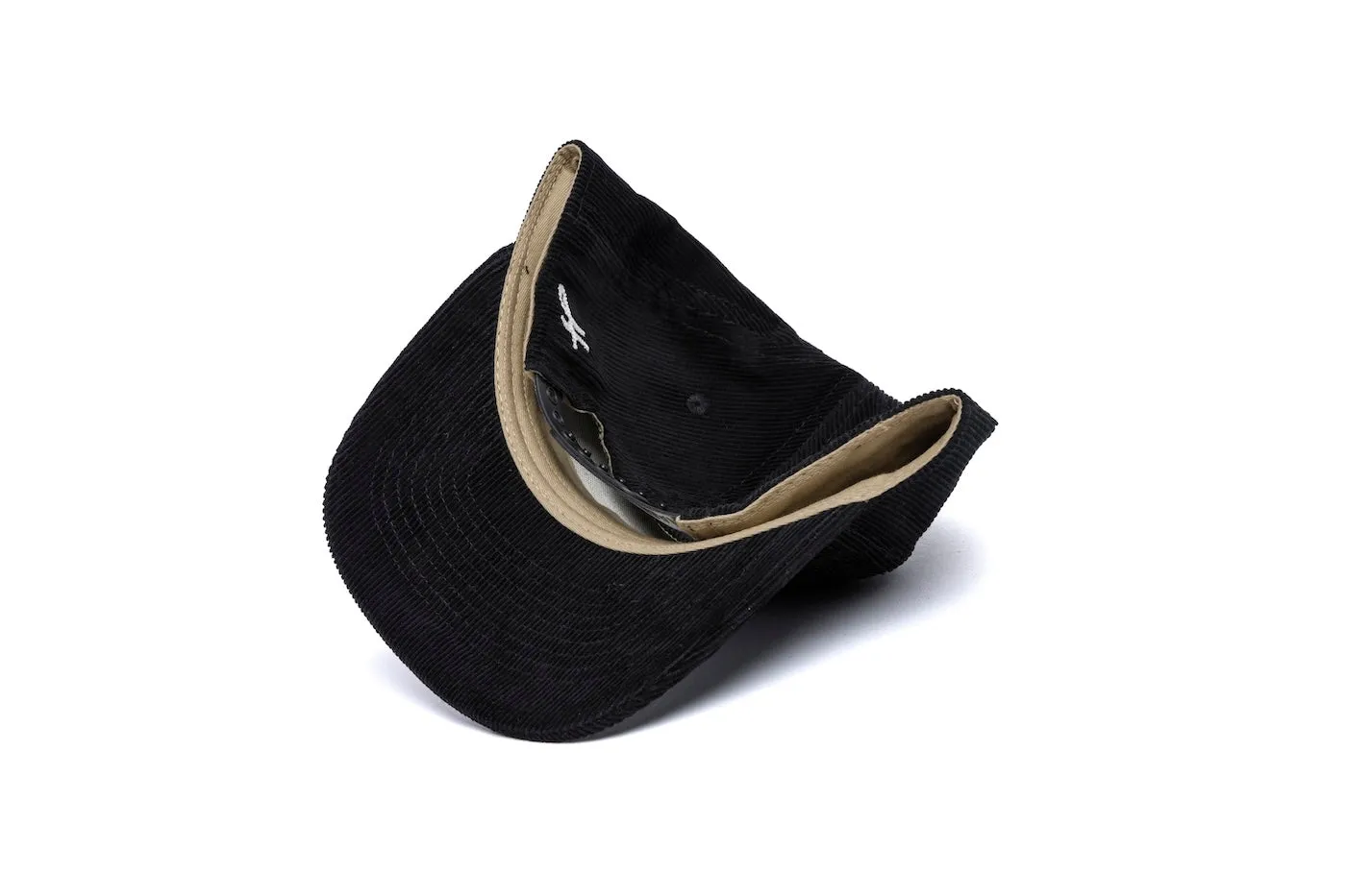 Clean Black 14-Wale Cord 5-Panel sold by Hood Hat product image thumbnail 4
