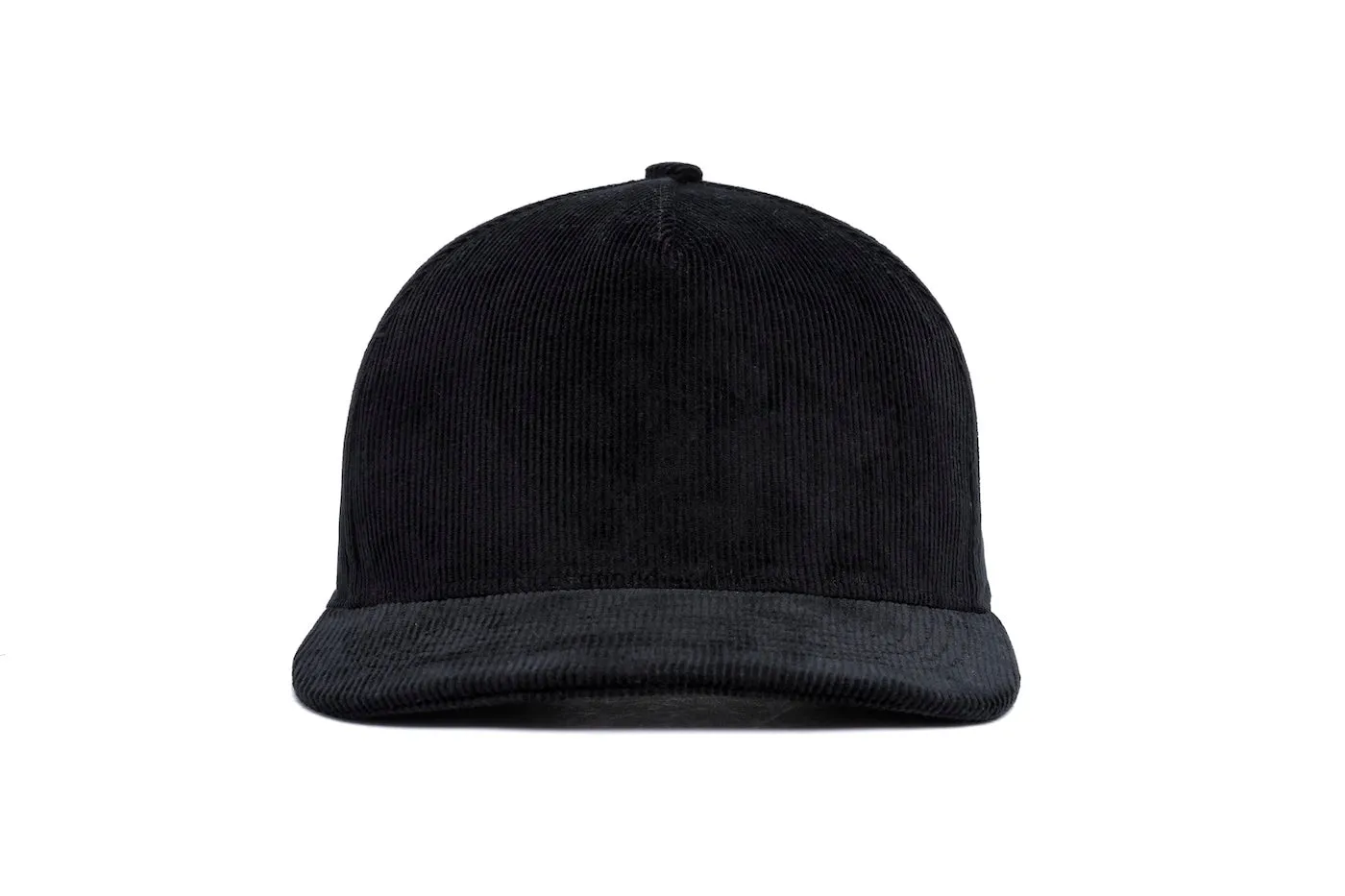 Clean Black 14-Wale Cord 5-Panel sold by Hood Hat