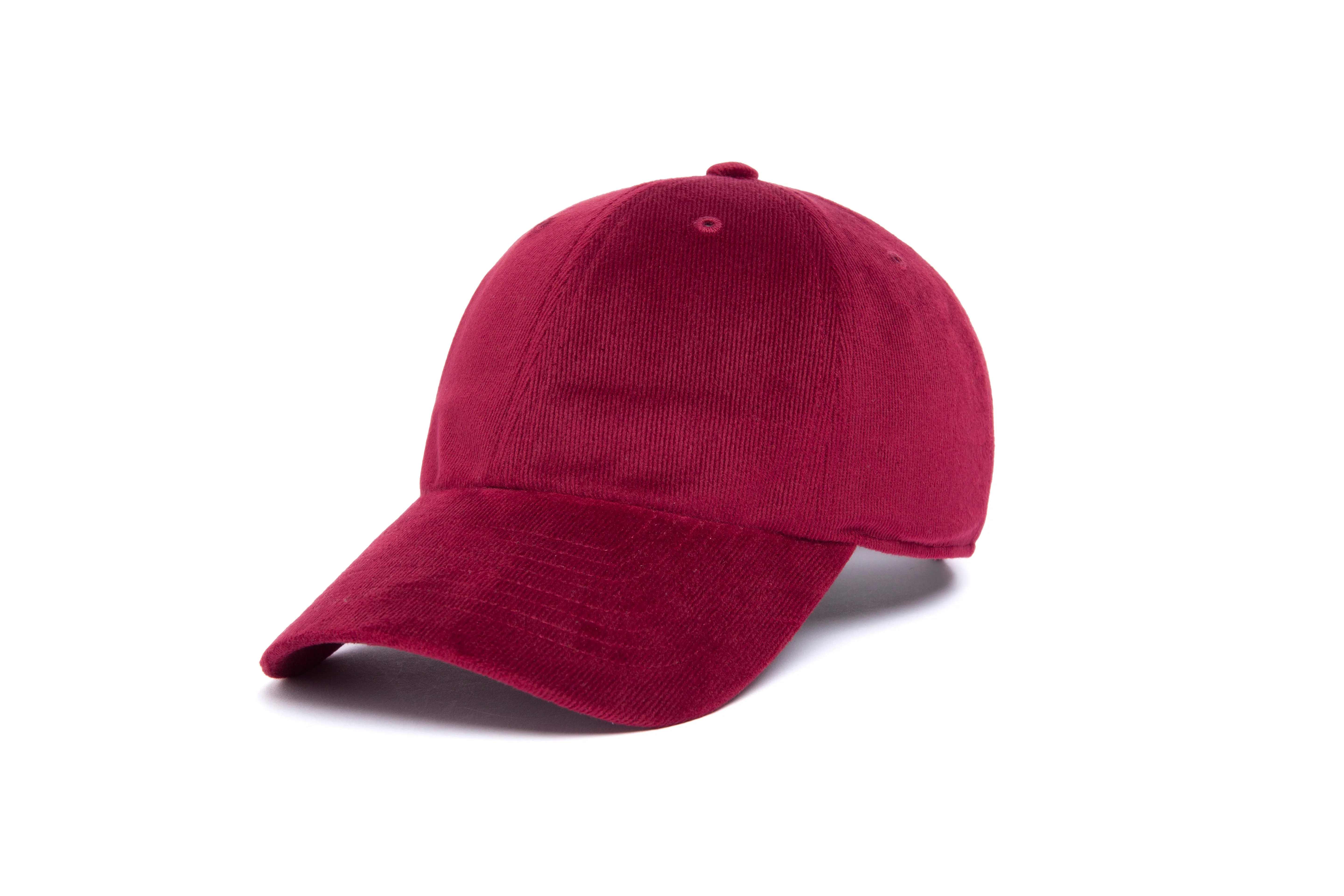 Clean Burgundy 21-Wale Cord Dad Hat sold by Hood Hat product image thumbnail 2