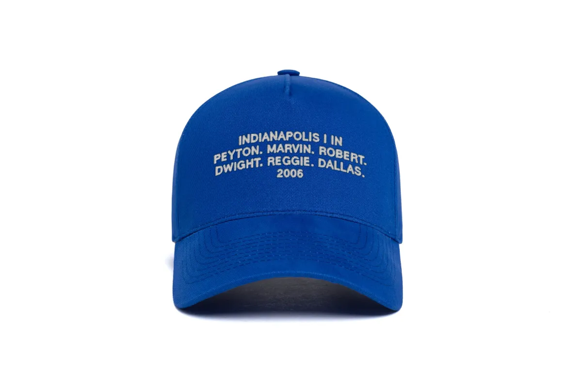 Indianapolis 2006 Name 5-Panel sold by Hood Hat