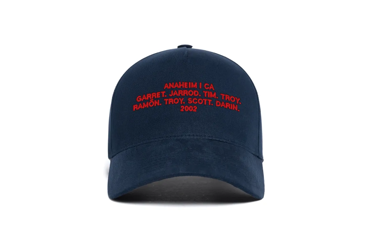 Anaheim 2002 Name 5-Panel sold by Hood Hat