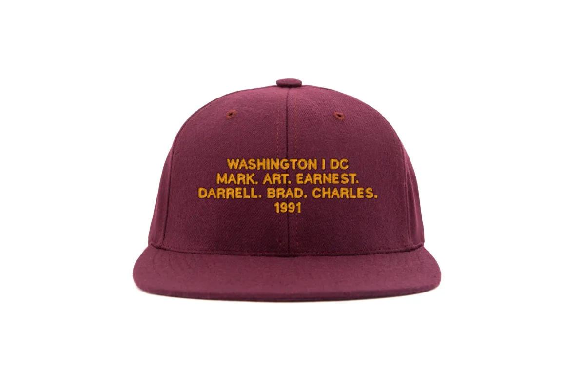 Washington 1991 Name sold by Hood Hat