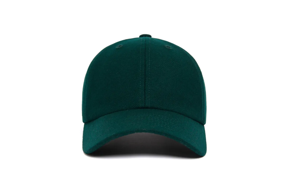 Clean Forest Wool Dad Hat made by Hood Hat