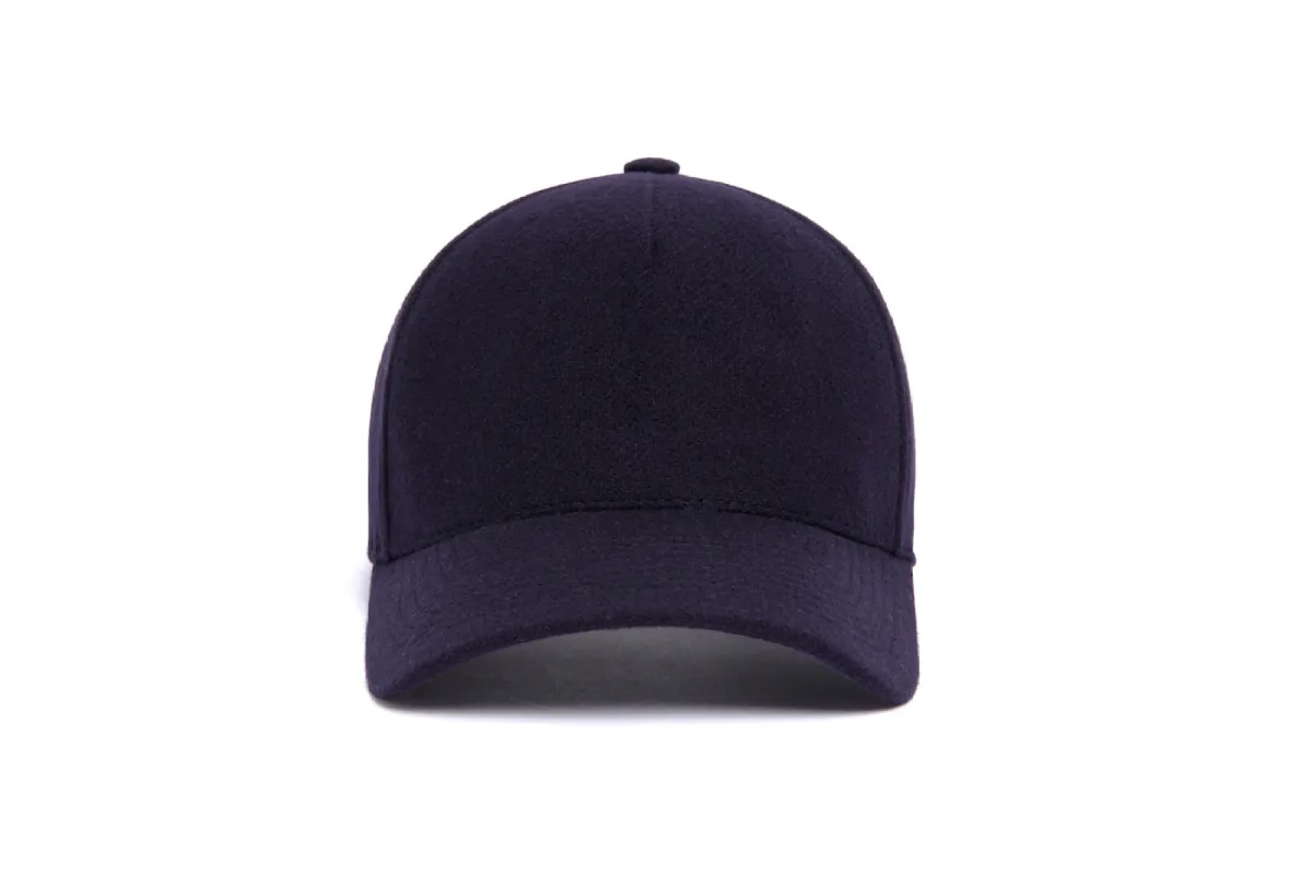 Clean Navy Wool 5-Panel sold by Hood Hat