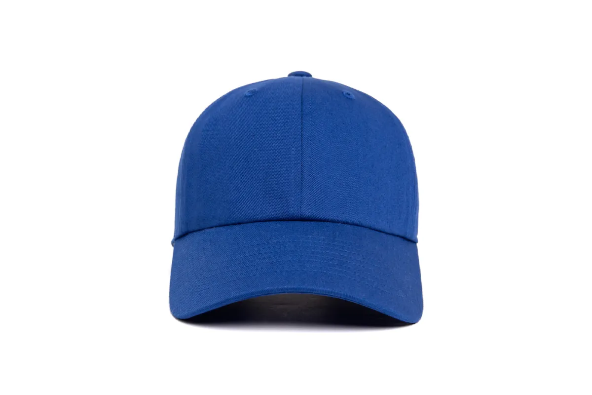Clean Royal Dad Hat made by Hood Hat