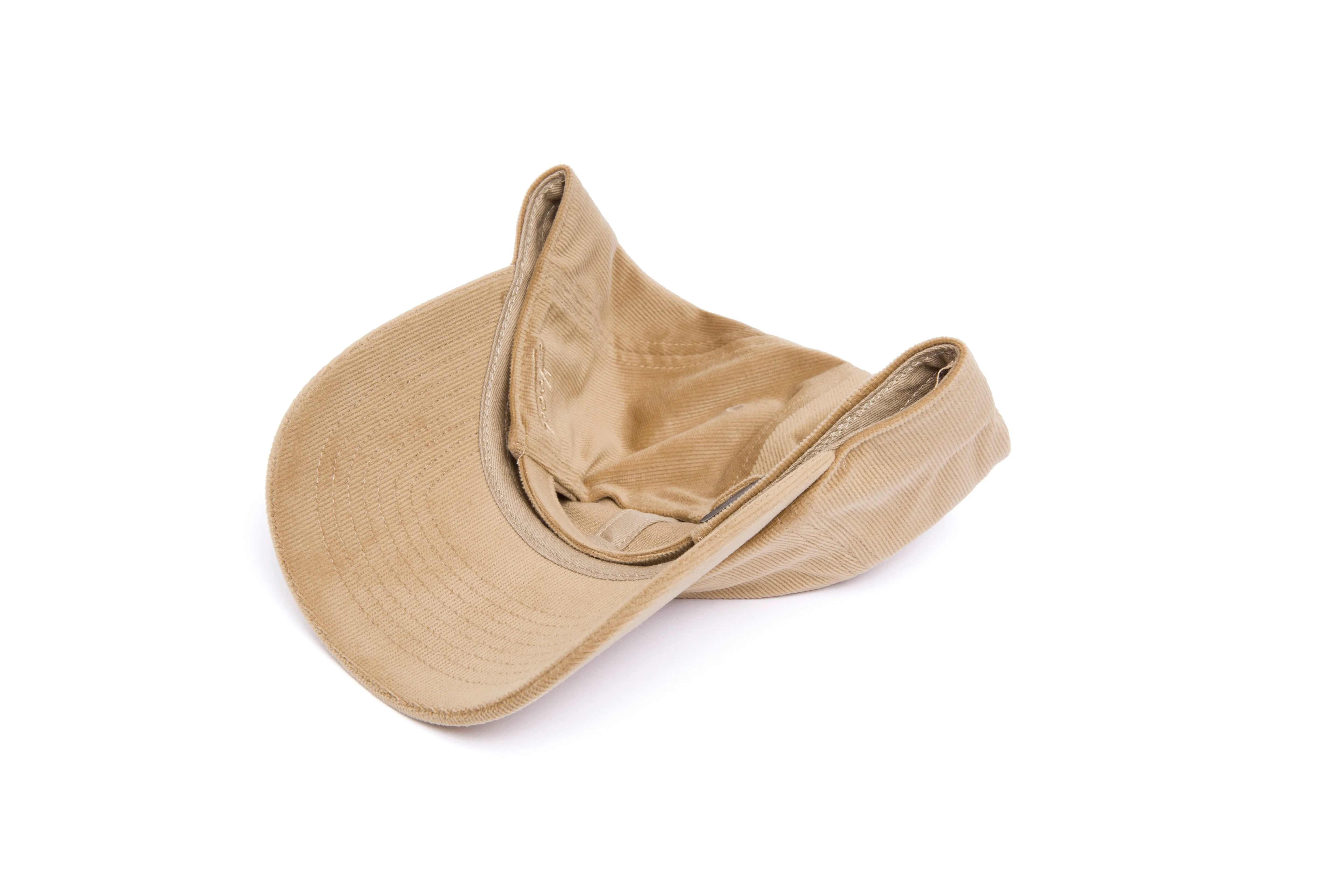 Clean Khaki 21-Wale Cord Dad Hat sold by Hood Hat product image thumbnail 4