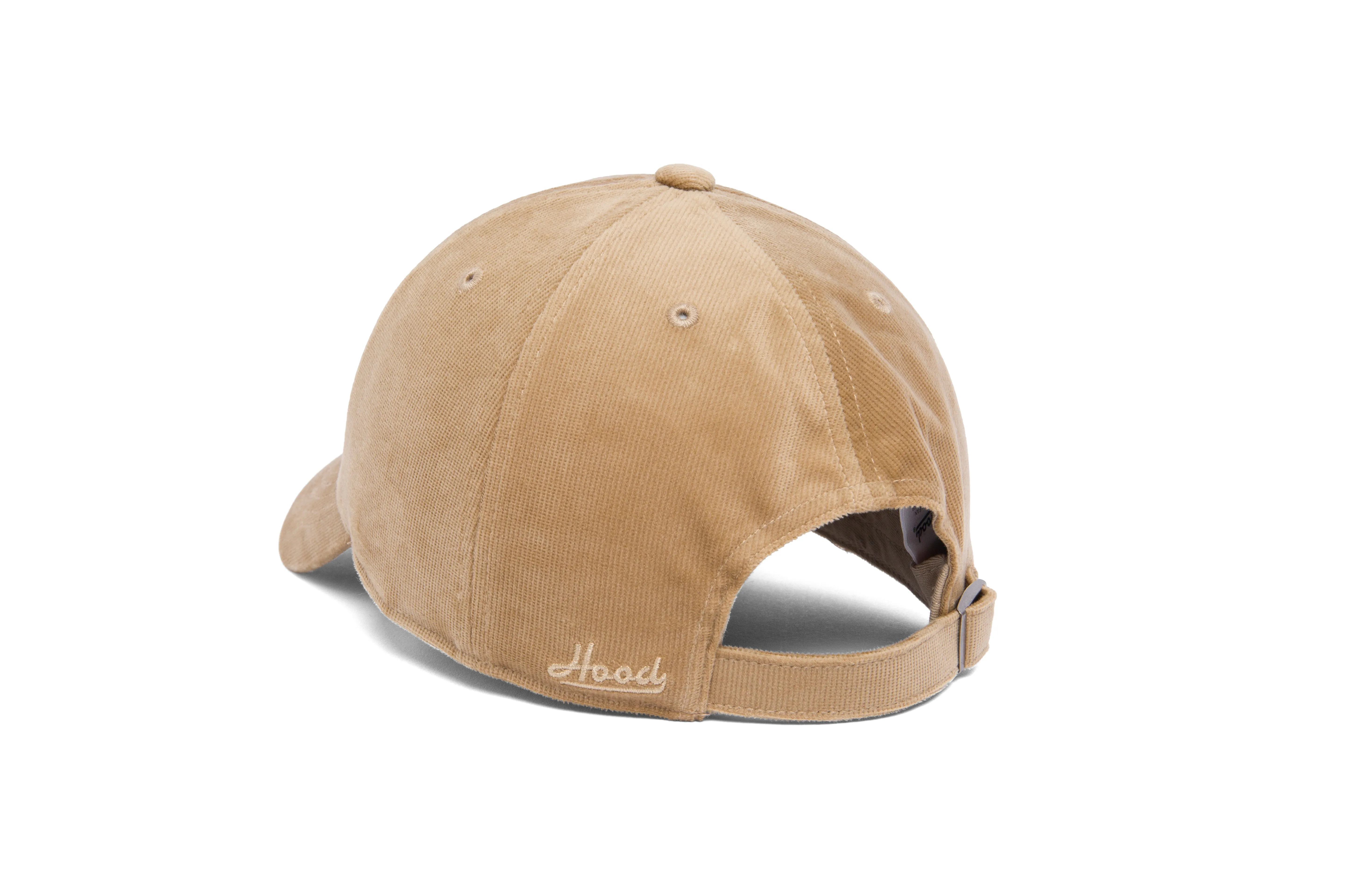 Clean Khaki 21-Wale Cord Dad Hat sold by Hood Hat product image thumbnail 3