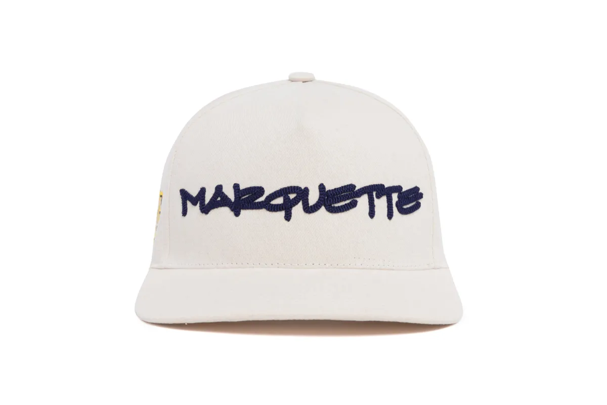 MARQUETTE Neutra 3D Chain Brushed Twill 5-Panel sold by Hood Hat